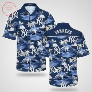 new york yankees summer hawaiian shirt 1 praako