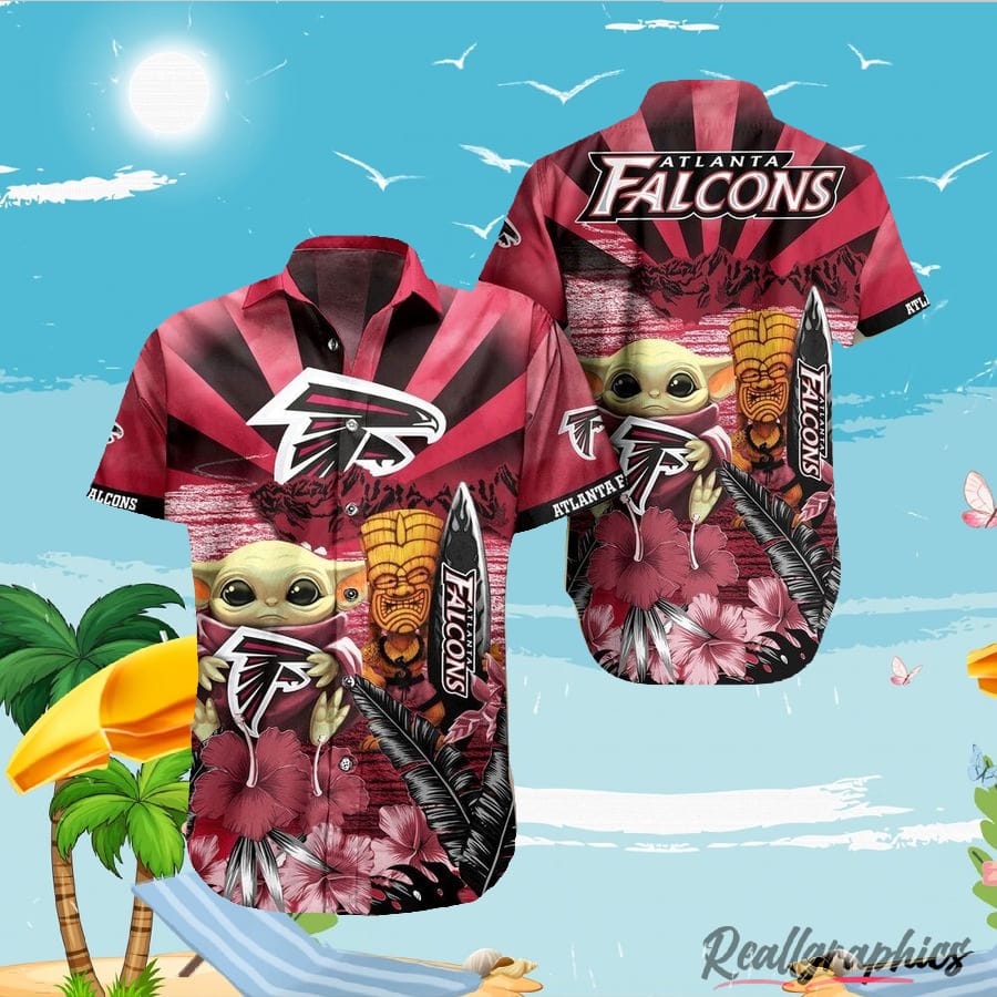 NFL Atlanta Falcons Baby Yoda Hawaiian Shirt