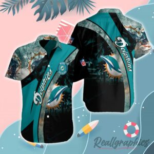 nfl miami dolphins footall button shirt lgtj73