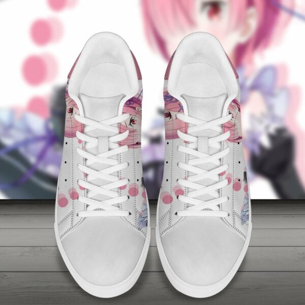 ram pink skate sneakers custom rezero anime shoes 3 nhrcnc