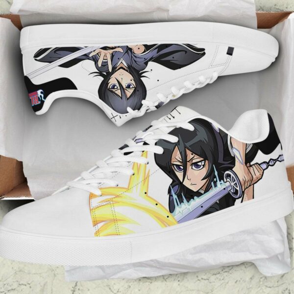 rukia kuchiki skate sneakers custom bleach anime shoes 2 todb6c