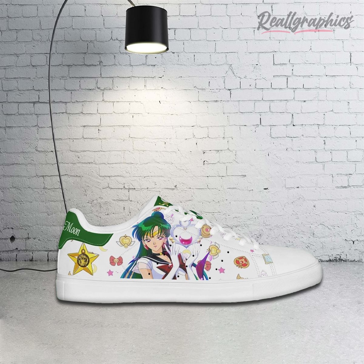 Sailor Pluto Sneakers Custom Sailor Moon Anime Shoes