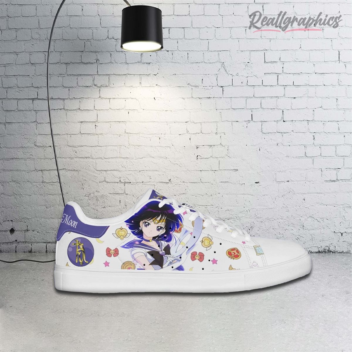 Sailor Saturn Sneakers Custom Sailor Moon Anime Shoes