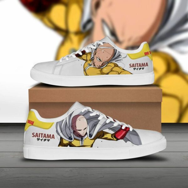 saitama skate sneakers custom one punch man anime shoes 1 kvwbwl