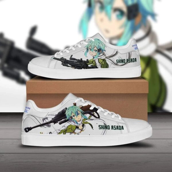 shino asada skate sneakers sword art online custom anime shoes 1 vka3ro
