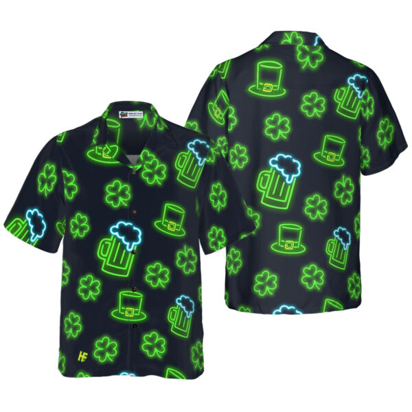 st patricks day 3d printed casual button up shirt 1 kef1pt