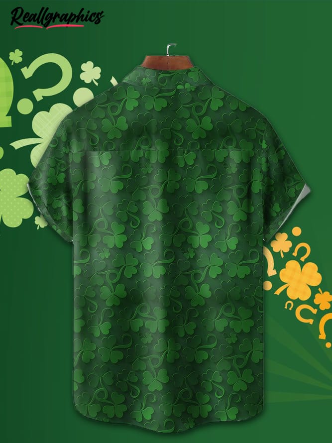 St. Patrick's Day Shamrock  Short Sleeve Shirt