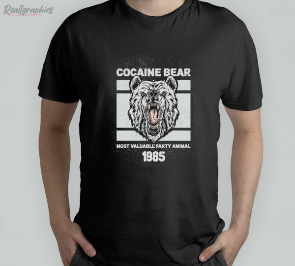 t shirt black cocaine bear bsegfu