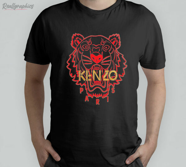t shirt black kenzo tiger gt3al2