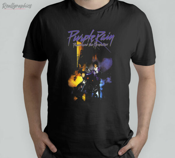 t shirt black prince purple rain hzzfca