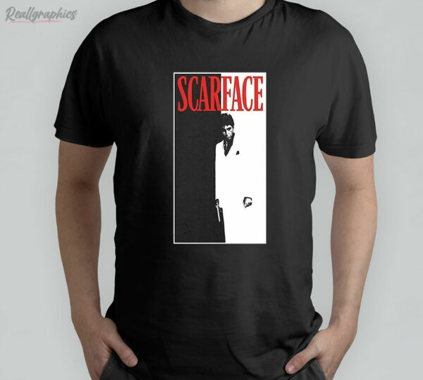 t shirt black scarface rsg8av