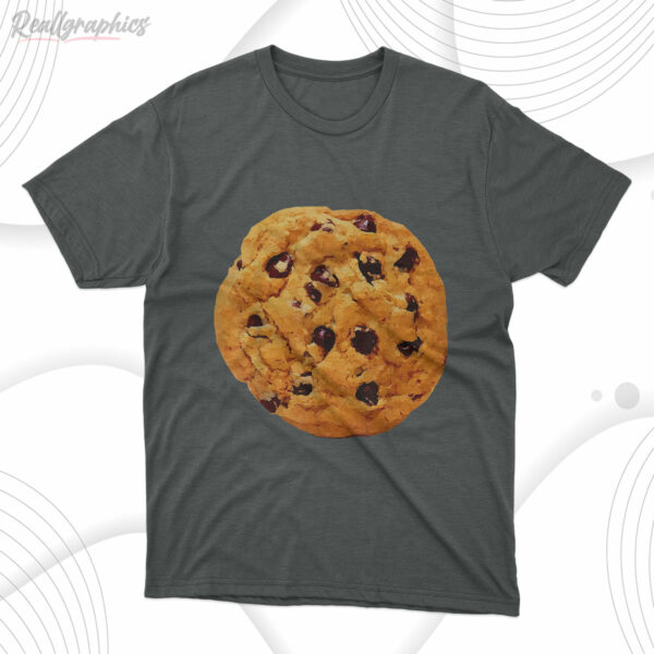 t shirt dark heather giant chocolate chip cookie t shirt em39wv