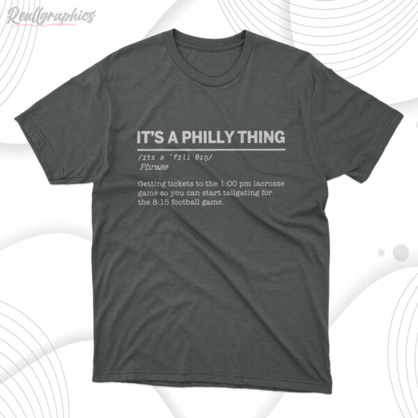 t shirt dark heather its a philly thing definition philadelphia eagles l4j7yv
