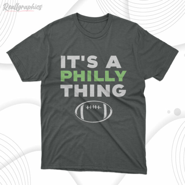 t shirt dark heather its a philly thing gepigv