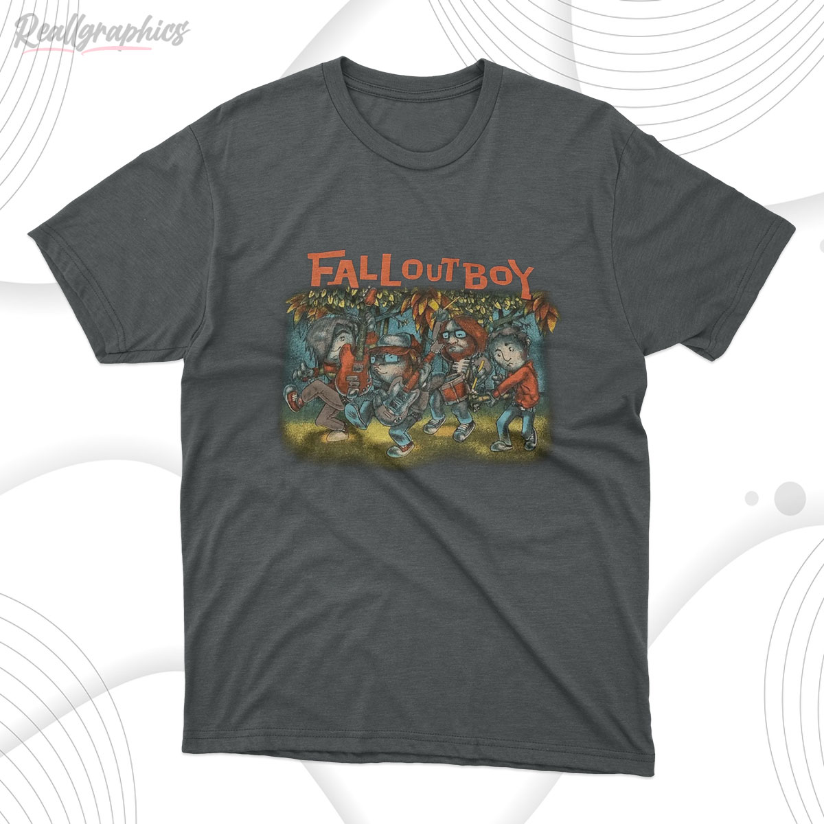 Vintage Fall Out Boy Concert Tour Shirt