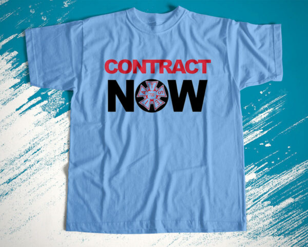 t shirt light blue contract now snl ry0xlp