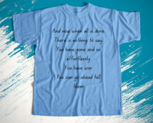 t shirt light blue shontelle lyrics shirt g1dadr