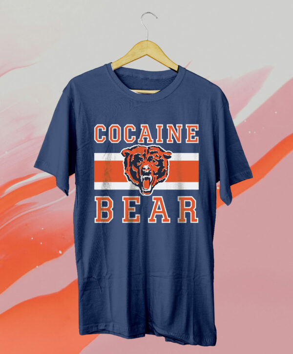 t shirt navy cocaine bear vintage jwv1pp
