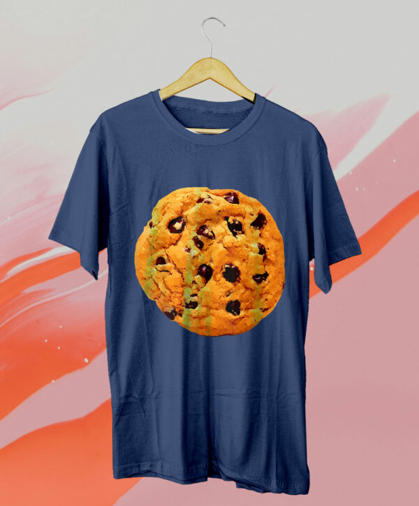 t shirt navy giant chocolate chip cookie t shirt vs9osy