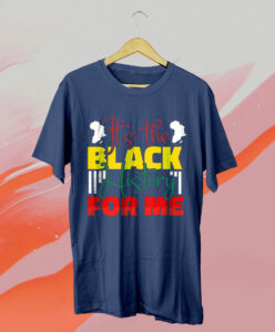 t shirt navy its the black history for me vh9dyu