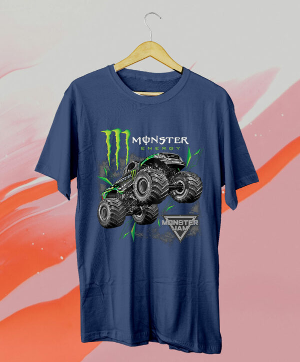 t shirt navy monster energy truck monster jam es68jo