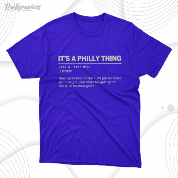 t shirt royal its a philly thing definition philadelphia eagles n73l5u