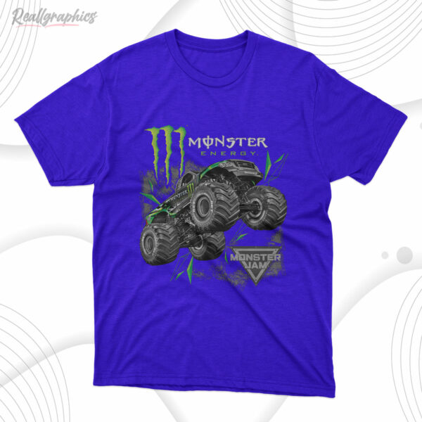 t shirt royal monster energy truck monster jam w9zs5x