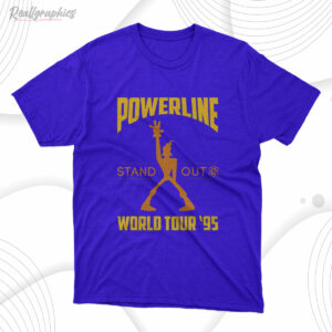 t shirt royal powerline stand out world tour 95 rwwe0g