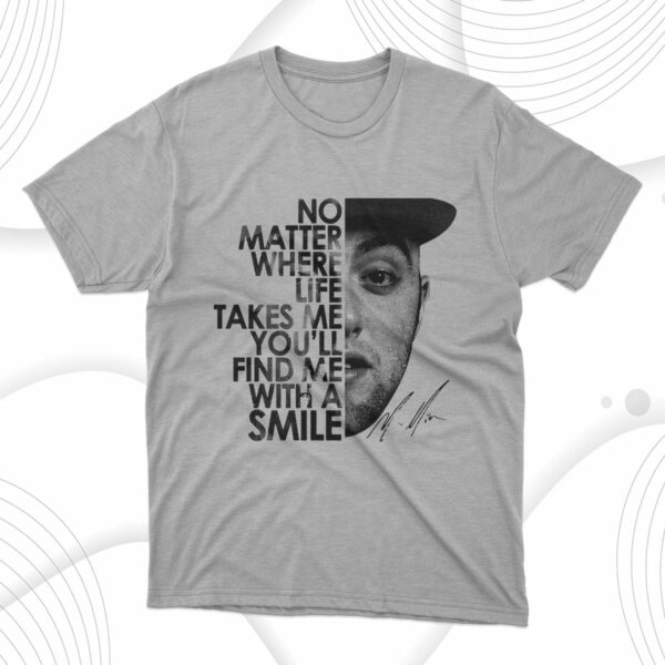 t shirt sport grey find me with a smile mac miller cutdjz