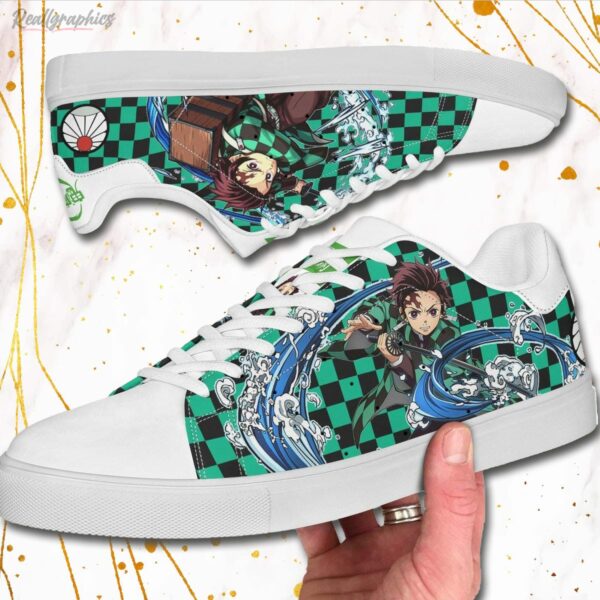 tanjiro stan smith shoes custom demon slayer water breathing anime sneakers 3 yr8wb3