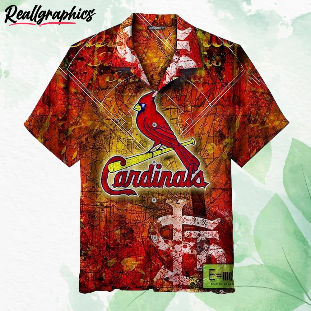 The Arizona Cardinals Vintage Print Hawaiian Shirt