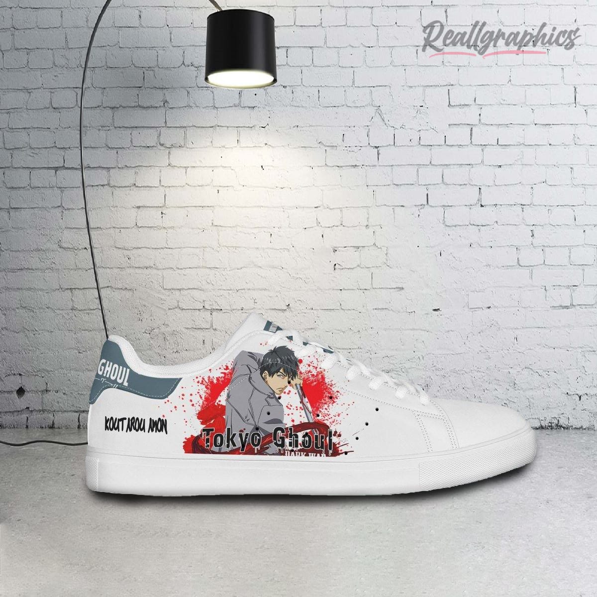 Tokyo Ghoul Koutarou Amon Stan Smith Shoes, Custom Anime Sneakers