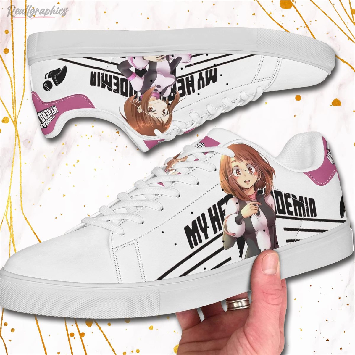Uravity Sneakers Custom My Hero Academia Anime Shoes
