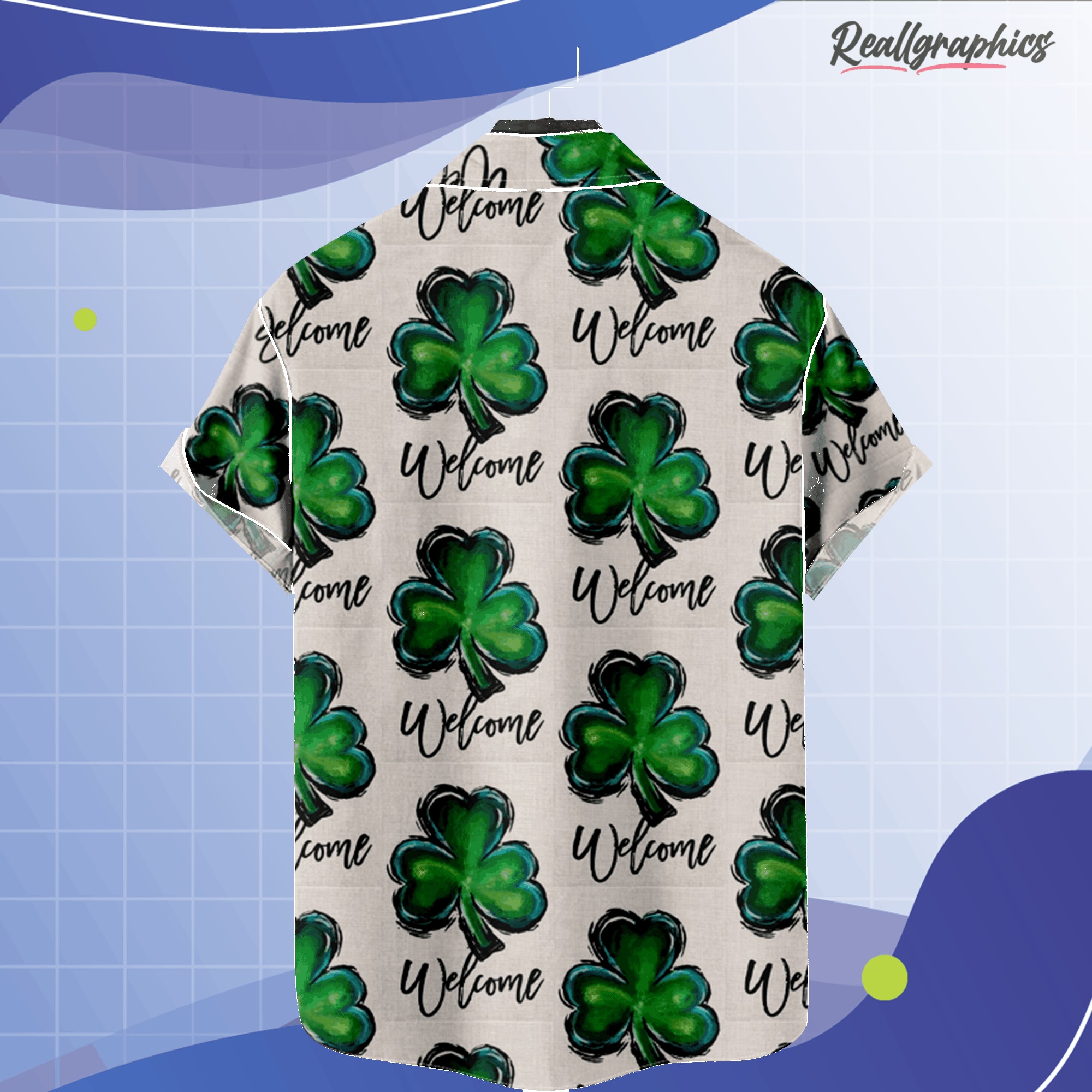 welcome st patricks day shamrock shirts for men button down 2 ebwh9w