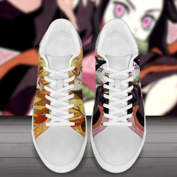 zenitsu and nezuko skate sneakers custom demon slayer anime shoes 3 vdg5re