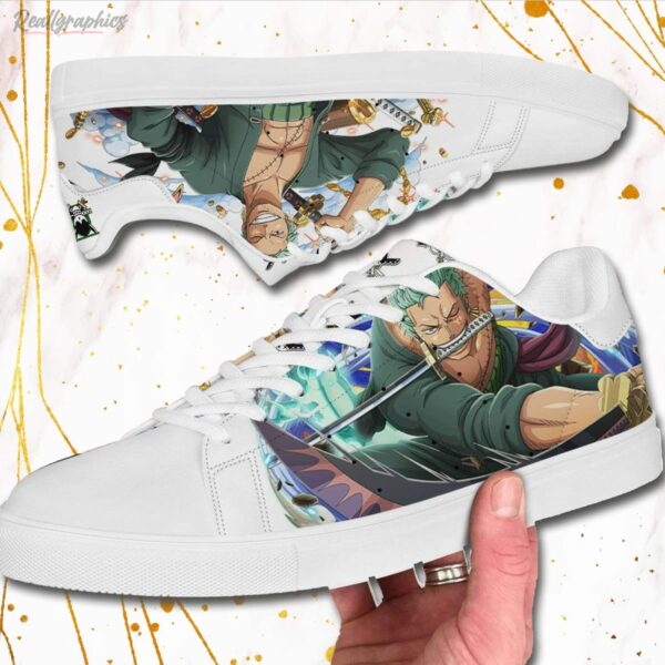 zoro skate sneakers one piece series custom anime shoes 3 be18ag