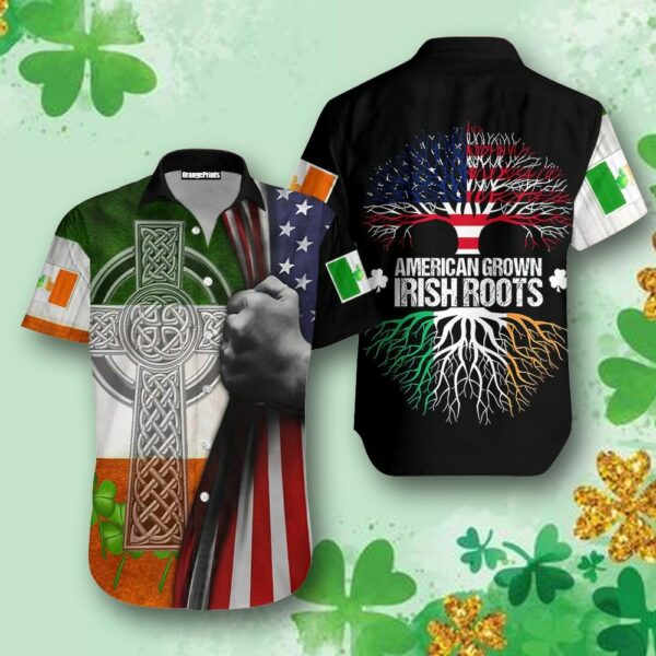 american grown irish roots st.patrick day hawaiian shirt 1 gse7m7