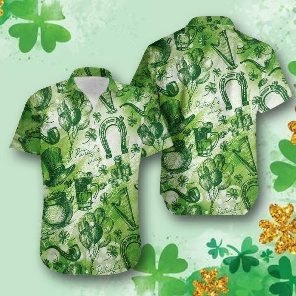 discover cool whole green saintpatricks day vintage hawaiian shirt 1 vbz59h
