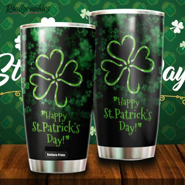 lucky charm happy st patrick day stainless steel tumbler cup t1hgbb