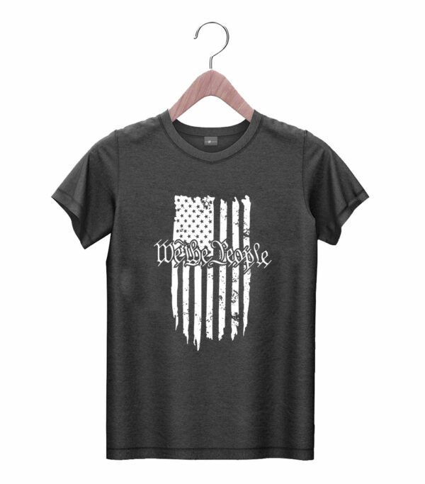 t shirt black we the people american flag htppo