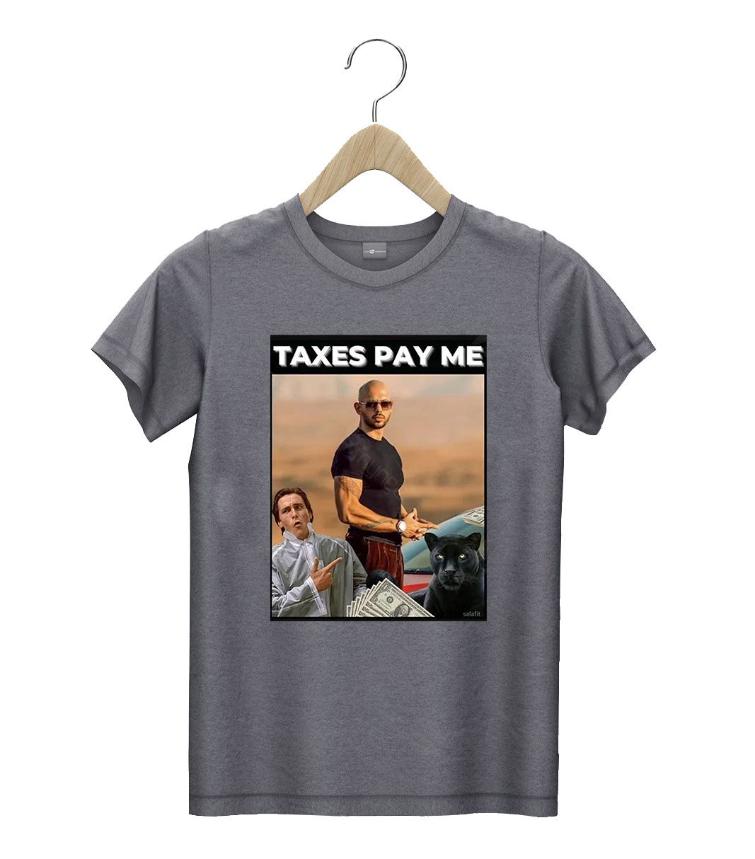 t shirt dark heather andrew tate taxes pay me 43469
