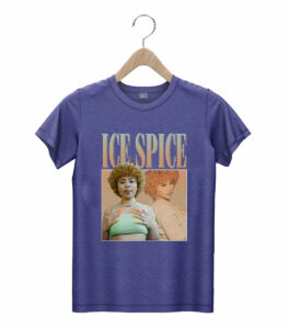 t shirt navy ice spice t shirt yhkee