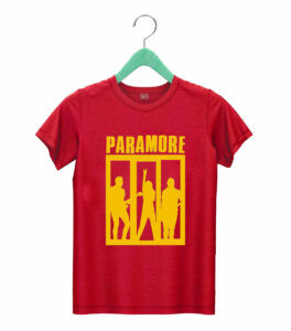 t shirt red paramore piqrl
