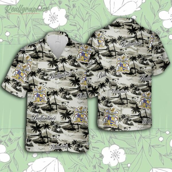 ballantines hawaiian sea island pattern shirt hawaii beer loves shirt k9c2g