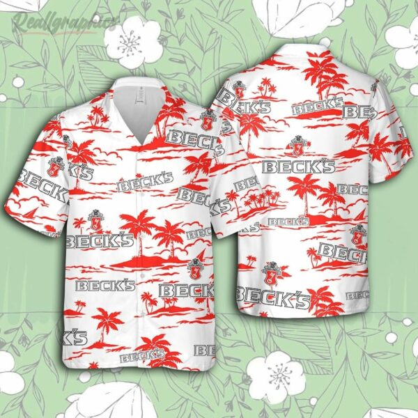 becks beer hawaiian beach pattern shirt hawaii beer loves shirt gw8wx