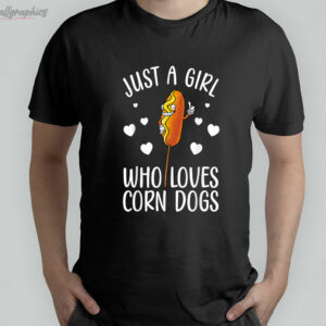 cool corn dog for women girls kids hot dog corndog foodie shirt 1 Otaqg
