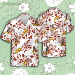pizza cat hawaiian flowers pattern shirt pizza cat hawaiian shirt twbhe
