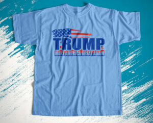 t shirt light blue donald trump for president make america great again kceur