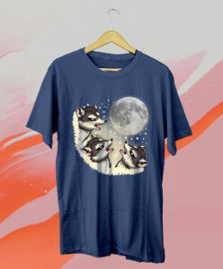 three raccoon moon with 3 raccoons shirt 3 hrgxt