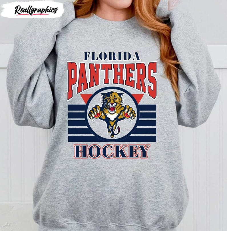 Florida Panthers Vintage NHL Crewneck Sweatshirt Hoodie Shirt